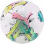 PUMA Orbita 4 HYB FIFA Basic futbolo kamuolys, baltas-žalias-rožinis, 5 dydis