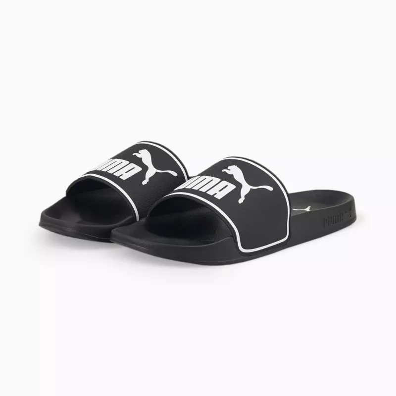 PUMA Popcat vyriškos šlepetės Black White (EU 42)