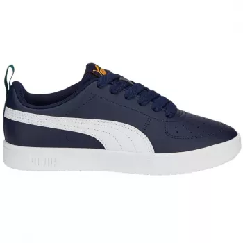 PUMA Rickie Jr vaikiški sportbačiai tamsiai mėlyni balti 38,5