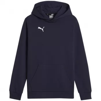 Puma Team Goal Casuals Hoody Megztinis Su Gobtuvu Tamsiai Mėlynas 140cm