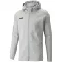 PUMA teamFINAL Casuals vyriška gobtuvuota striukė Medium Gray Heather