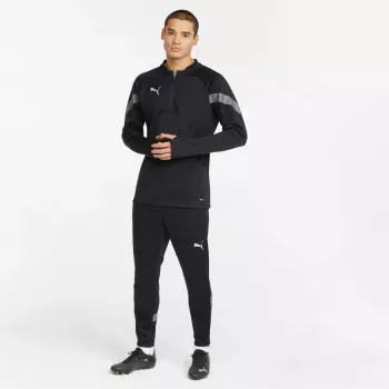 PUMA Teamgoal 23 vyriškos treniruočių kelnės, siauro kirpimo, siaurėjančios kojos, su užtrauktukais kišenėmis, Puma Black, XXL