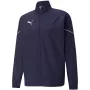 PUMA teamRISE Sideline vyriška striukė su visu užtrauktuku, tamsiai mėlyna (Peacoat Navy Blue)
