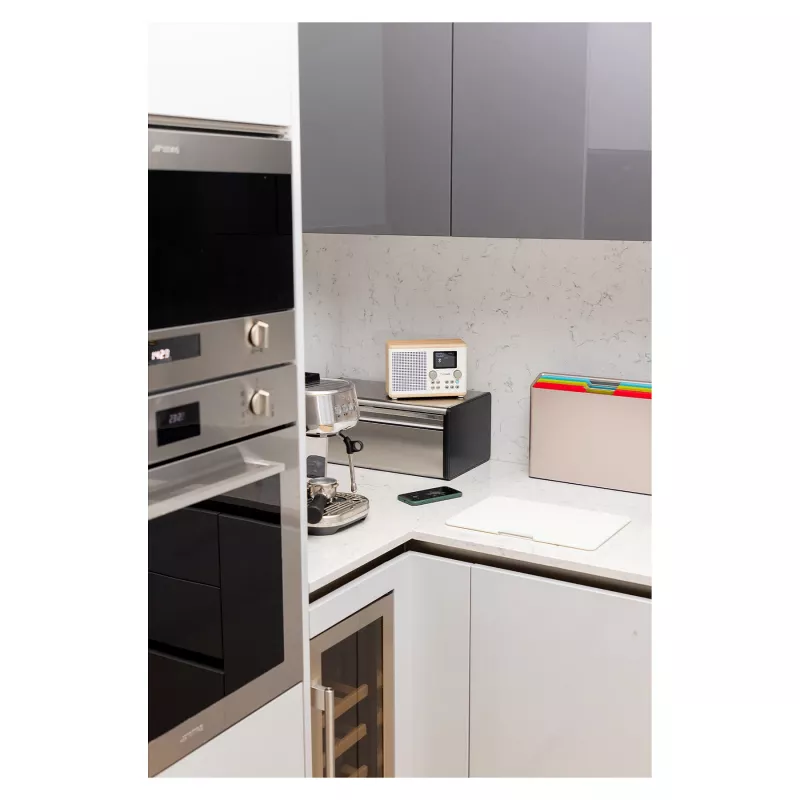Pure Classic H4 DAB/DAB+/FM radijo imtuvas su Bluetooth, Cotton White/Oak