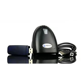 HDWR HD43 belaidis 1D brūkšninių kodų skaitytuvas su USB imtuvu