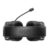 QCY Heroad VT200 žaidimų ausinės – laidinės, 7.1 erdvinis garsas, 50 mm tvarkyklės, RGB LED, juodos