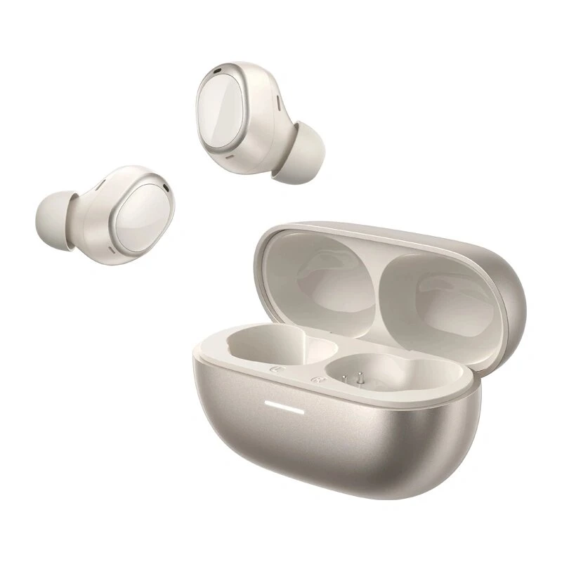 QCY Melobuds A30 belaidės ausinės – Bluetooth 5.3, 13 mm tvarkyklė, 26 h veikimo laikas, ENC, IPX5 – Gold