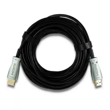 Qoltec 50474 HDMI 1.4 High Speed kabelis su Ethernet, 30 m, auksu dengtos jungtys, triguba ekranuotė, juoda/sidabrinė