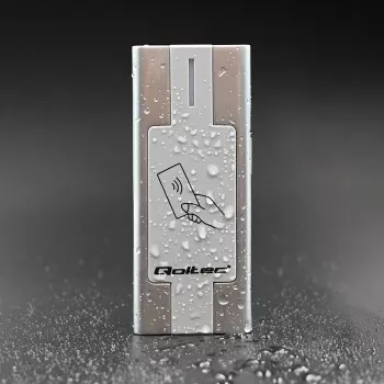Qoltec 52446 Proximity Card ir Raktų Pakabukų Skaitytuvas – 125 kHz RFID, Wiegand 26-bit, IP65