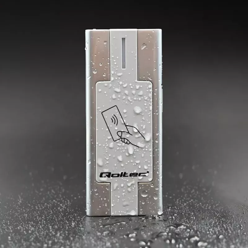 Qoltec 52446 Proximity Card ir Raktų Pakabukų Skaitytuvas – 125 kHz RFID, Wiegand 26-bit, IP65