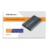Qoltec Dual M.2 NVMe SATA SSD dėklas su USB-C 3.2 Gen 2, be įrankių, aliuminio korpusas, palaiko 2x2TB, UASP, TRIM, 10Gbps