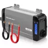 Qoltec grynosios sinusoidės inverteris 12V į 230V 1000W/2000W su LCD, USB, USB-C, suderinamas su LiFePO4/GEL/AGM