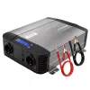 Qoltec grynosios sinusoidės inverteris 12V į 230V 1500W/3000W su LCD, USB, USB-C, skirta LiFePO4, GEL, AGM