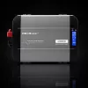 Qoltec grynos sinusoidės inverteris 12V į 230V 2000W/4000W su LCD, USB, USB-C, suderinamas su LiFePO4/GEL/AGM