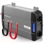 Qoltec grynos sinusoidės inverteris 12V į 230V 2500W/5000W su LCD, USB, USB-C, suderinamas su LiFePO4/GEL/AGM