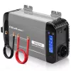 Qoltec grynosios sinusoidės keitiklis 12V į 230V 500W/1000W su LCD, USB, USB-C, suderinamas su LiFePo4/GEL/AGM