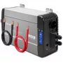Qoltec grynos sinusoidės inverteris su UPS 12V į 230V 3000W/6000W LCD USB USB-C LiFePO4 GEL AGM