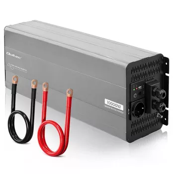 Qoltec Pure Sine Wave Power Inverter 24V to 230V 5000W/10000W su LCD ir USB