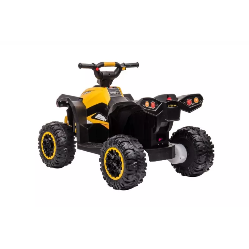 Quad Vaikiškas elektrinis keturratis Lean Toys HL568, geltonas