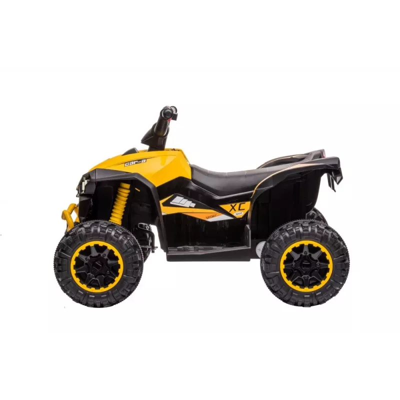 Quad Vaikiškas elektrinis keturratis Lean Toys HL568, geltonas
