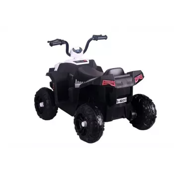 QUAD LOCK Quad Battery S601 vaikiškas visureigis su LED žibintais, baltas