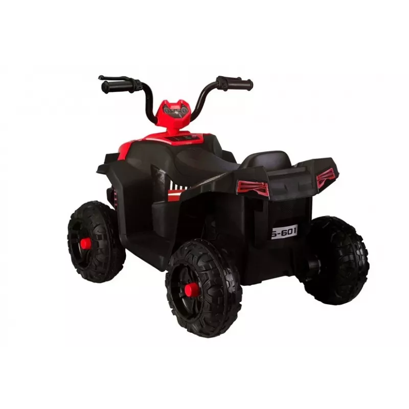 QUAD LOCK Quad Battery S601 Terrain Vehicle for Children LED Lights Red