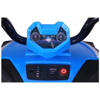 QUAD LOCK S601 Baterijomis maitinamas visureigis su EVA ratais ir LED žibintais, mėlynas