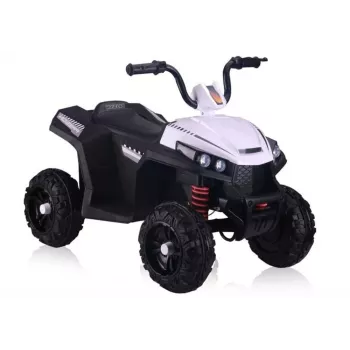 QUAD LOCK S601 Baterijomis maitinamas visureigis su EVA ratais ir LED žibintais, baltas
