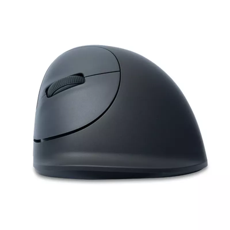 R-GO TOOLS R-Go HE Basic Medium belaidė ergonomiška vertikali pelė - 2.4 GHz optinė, 5 mygtukai, įkraunama, juoda