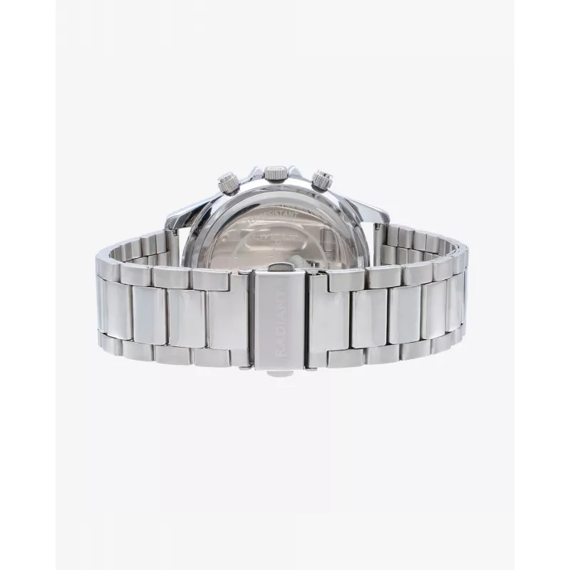 Radiant vyriškas kvarcinis laikrodis RA617705 44mm juodu ciferblatu, odiniu dirželiu
