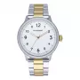 RADIANT Vyriškas laikrodis RA627204 42mm nerūdijančio plieno korpusas, juodas odinis dirželis, analoginis kvarcinis