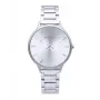 RADIANT RA608201 Vyriškas analoginis kvarcinis laikrodis 38mm nerūdijančio plieno mėlynu ciferblatu sidabrine apyranke