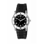 RADIANT Unisex Watch RA89001 (40mm) - nerūdijančio plieno tinklinė apyrankė, kvarcinis analoginis, juodas ciferblatas