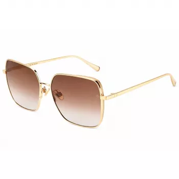 RAG&BONE moteriški akiniai nuo saulės RNB1054GS010 - juodas acetato rėmelis, pilki polikarbonato lęšiai, 58 mm