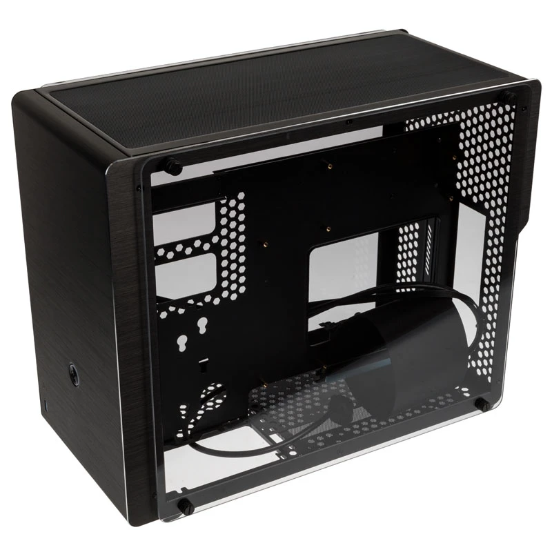 Raijintek Ophion M Evo TGS Micro-ATX korpusas, grūdintas stiklas – juodas