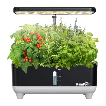 RainPoint hidroponinio auginimo rinkinys Z238 – 12 augalų kapsulių, pilno spektro LED, išmanus valdymas programėle