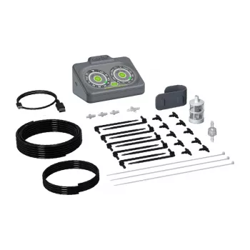 RainPoint IK149 Potted Plant Watering Kit – automatinė lašelinė laistymo sistema 10 vazonų, USB / baterijos maitinimas, LCD ekranas