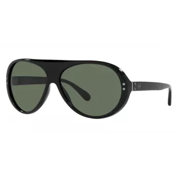 RALPH LAUREN RL8194-500171 Vyriški Akiniai Nuo Saulės Juodas Acetatas Pilki Polikarbonatas 60/13/135 mm