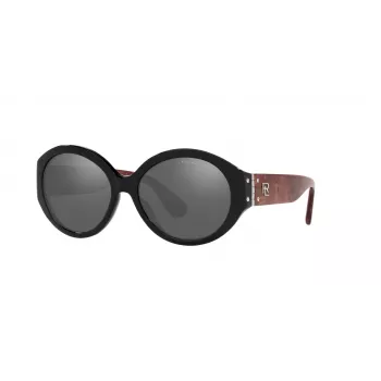RALPH LAUREN Moteriški akiniai nuo saulės RL8191-53986G Havana Butterfly su rudais gradientiniais lęšiais 55/17/135 mm