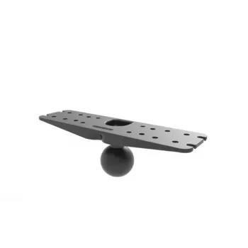 RAM Mounts D-Size tvirtinimo plokštė 11 x 3 colių su 2,25 colio rutuliu – juoda (RAM-D-111BU)