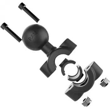 RAM Mounts RAM-B-408-37-62U Vairų laikiklis su U formos varžtu – 3/8 inch-5/8 inch bėgeliui, 1 inch B dydžio rutulys, juodas
