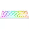 Rampage Ghost TKL mechaninė klaviatūra, Huano Red jungikliai, balta