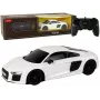 RASTAR 1:24 RC Audi R8 Pilot White nuotoliniu valdymu automobilis