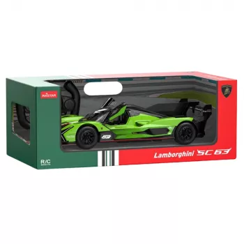 Rastar Lamborghini SC63 nuotoliniu valdymu lenktyninis automobilis žalias 1:14