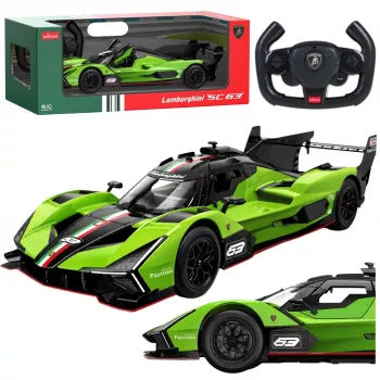 Rastar Lamborghini SC63 nuotoliniu valdymu lenktyninis automobilis žalias 1:14