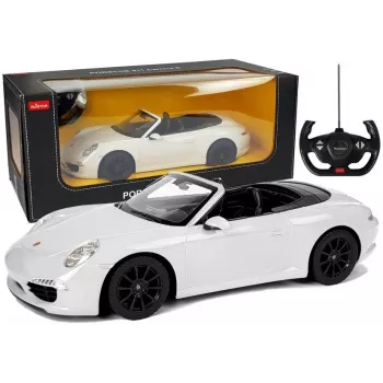 RASTAR valdomas automobilis Porsche 911 Carrera S baltas 1:12