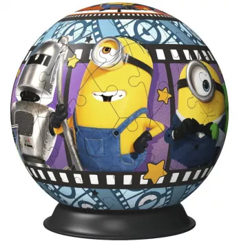 RAVENSBURGER 3D Puzzleball Minions 3 – 72 dalių