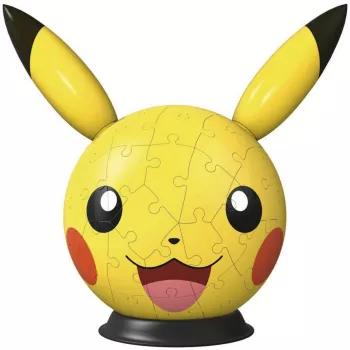 Ravensburger 3D Puzzleball Pokémon Pikachu with Ears - 54 dalys