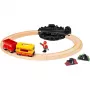 RAVENSBURGER BRIO World Freight Train Set with Color-Changing Lights