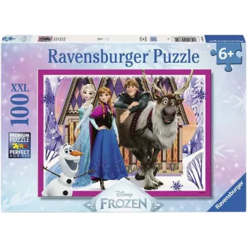RAVENSBURGER vaikų dėlionė „Disney Frozen“ (100 dalių)
